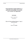 Inductive Logic Programning